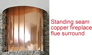 Standing seam copper